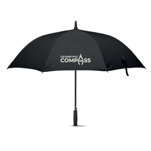 GiftRetail MO6175 - GRUSA Regenschirm mit ABS Griff Schwarz