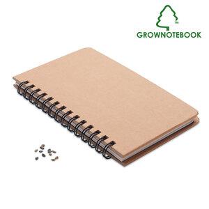 GiftRetail MO6225 - GROWNOTEBOOK™ Notizbuch Kiefersamen