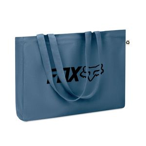 GiftRetail MO6380 - RESPECT COLOURED Recycelte Canvas-Tasche Blue