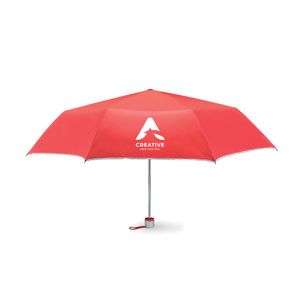 GiftRetail MO7210 - CARDIF Faltbarer Regenschirm Rot