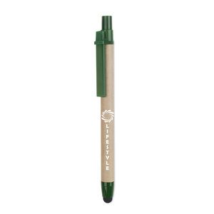 GiftRetail MO8089 - RECYTOUCH Kugelschreiber mit Stylus  Green