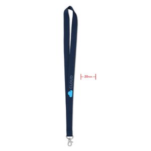 GiftRetail MO9058 - SIMPLE LANY Lanyard 20mm Blue