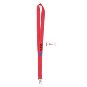 GiftRetail MO9058 - SIMPLE LANY Lanyard 20mm Rot