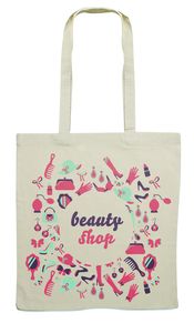 GiftRetail MO9267 - COTTONEL + Shopping Bag Cotton 140g/m² Beige