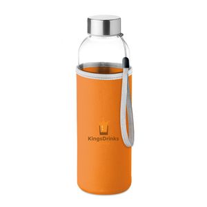 GiftRetail MO9358 - Glasflasche 500 ml Orange