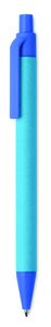GiftRetail MO9830 - CARTOON COLOURED Kugelschreiber Papier/Mais PLA Blue