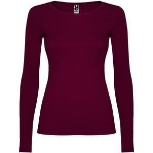 Roly CA1218 - Extreme Woman Halbtailliertes Langarm T-Shirt Garnet