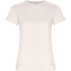 Roly CA6696 - GOLDEN WOMAN Figurbetontes Kurzarm-Damen T-Shirt aus Bio-Baumwolle