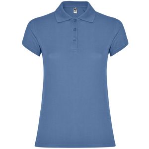 Roly PO6634 - STAR WOMAN Talliertes-Poloshirt mit kurzen Ärmeln Riviera Blue
