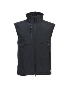 Mustaghata CARBONE - BodyWarmer Softshell für Männer 3 Schichten