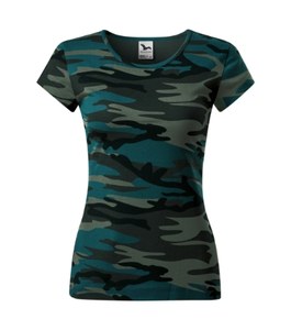 Malfini C22 - Camo Pure T-shirt Damen camouflage petrol