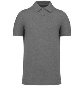 Kariban K2025 - Piqué-Polohemd Bio180 für Herren Grey Heather