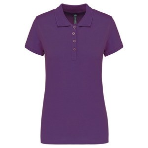 Kariban K255 - Damen Kurzarm-Poloshirt. Baumwollpiqué. Purple