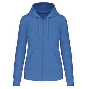 Kariban K4031 - Umweltfreundliches Kapuzensweatshirt mit Reißverschluss Damen Light Royal Blue