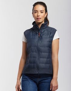 Mustaghata GAMMA - Hybrid Softshell-Down Bodywarmer Navy