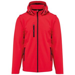 Kariban K422 - 3-lagige Unisex-Softshell-Jacke mit Kapuze und abnehmbaren Ärmeln