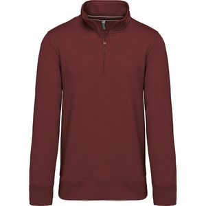 Kariban K487 - Sweatshirt mit Reißverschlusskragen Wine