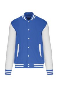 Kariban K497 - College Jacke Unisex Light Royal Blue / White