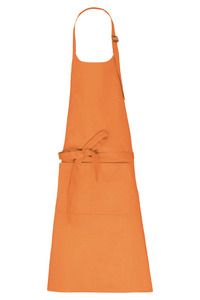 Kariban K8007 - Schürze mit Tasche aus Bio-Baumwolle Light Orange