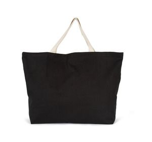 Kimood KI0297 - XXL-Shoppingtasche Black/ Natural