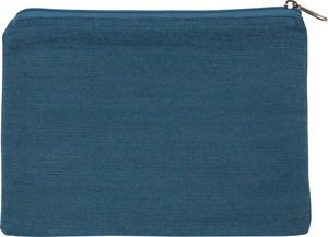 Kimood KI0723 - Kleine Tasche aus Jute-Baumwollmischgewebe Dusty Blue