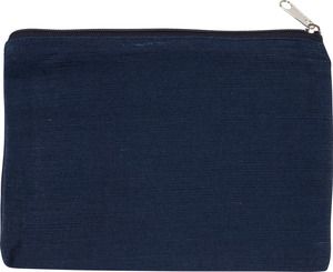 Kimood KI0723 - Kleine Tasche aus Jute-Baumwollmischgewebe Midnight Blue
