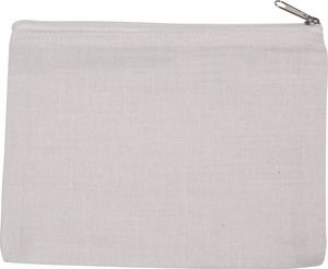 Kimood KI0723 - Kleine Tasche aus Jute-Baumwollmischgewebe Vanilla White