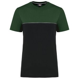 WK. Designed To Work WK304 - Zweifarbiges umweltfreundliches Unisex-T-Shirt mit kurzen Ärmeln