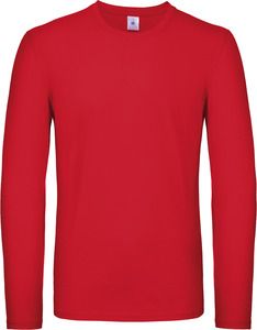 B&C CGTU05T - Herren-Langarmshirt #E150 Red