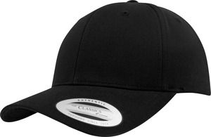 Flexfit FL7706 - Klassische gebogene Kappe Snapback Black