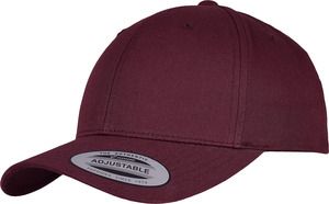 Flexfit FL7706 - Klassische gebogene Kappe Snapback Kastanienbraun