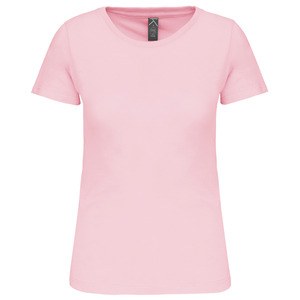 Kariban K3026IC - Damen-T-Shirt BIO150IC mit Rundhalsausschnitt Pale Pink