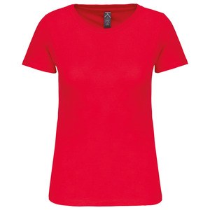Kariban K3026IC - Damen-T-Shirt BIO150IC mit Rundhalsausschnitt Red