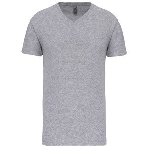 Kariban K3028IC - Herren-T-Shirt Bio150IC mit V-Ausschnitt Oxford Grey