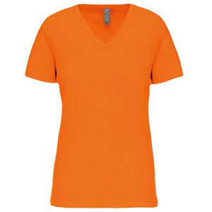 Kariban K3029IC - Damen-T-Shirt BIO150IC mit V-Ausschnitt Orange