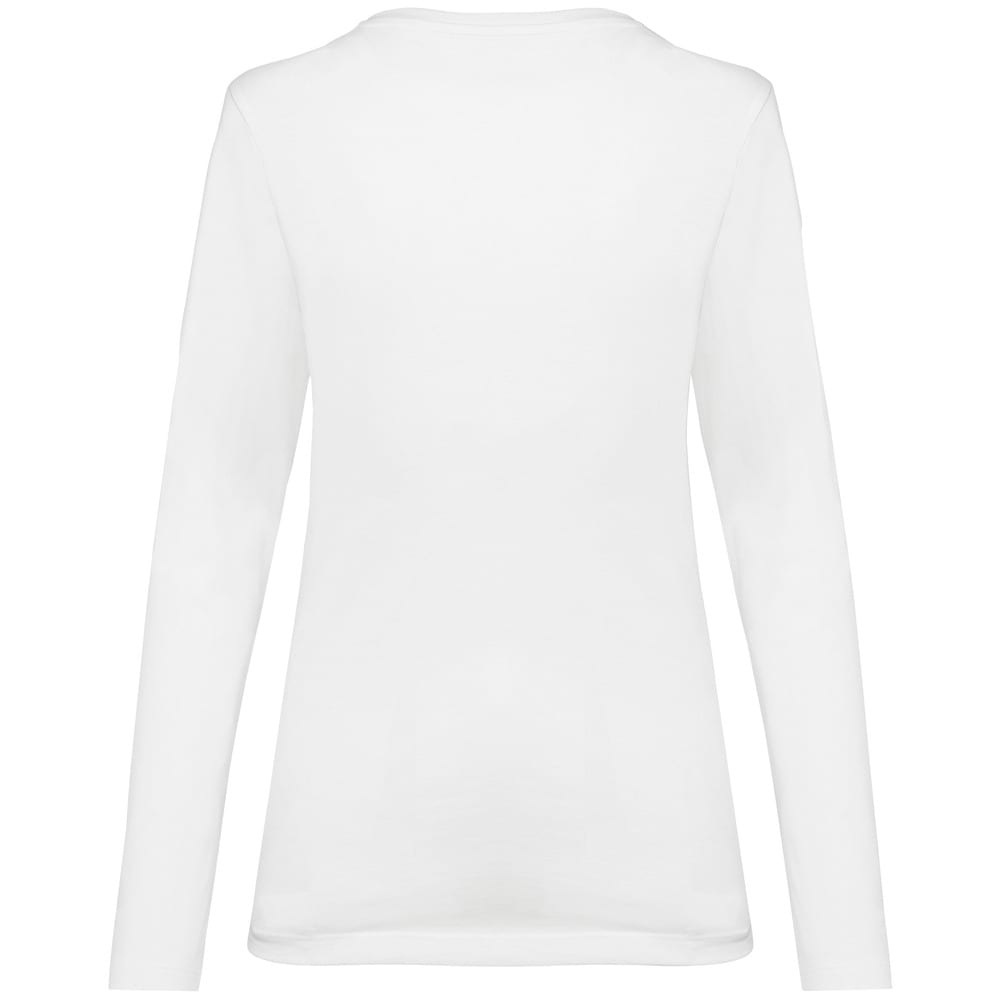 Kariban Premium PK307 - Supima® Damen-T-Shirt mit V-Ausschnitt und langen Ärmeln