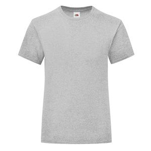 Fruit of the Loom SC61025 - Mädchen-T-Shirt Iconic 150 T Heather Grey