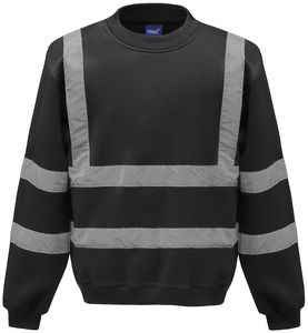 Yoko YHVJ510 - Hi-Vis Sweatshirt Black