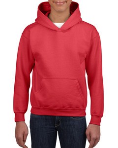 Gildan GIL18500B - Pullover mit Kapuze HeavyBlend für Kinder Rot