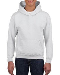 Gildan GIL18500B - Pullover mit Kapuze HeavyBlend für Kinder Weiß