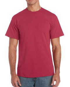 Gildan GIL5000 - T-Shirt schwere Baumwolle für ihn Antique Cherry Red