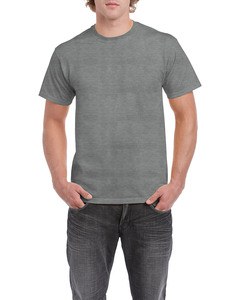 Gildan GIL5000 - T-Shirt schwere Baumwolle für ihn Graphite Heather