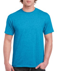 Gildan GIL5000 - T-Shirt schwere Baumwolle für ihn Heather Sapphire