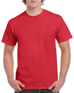 Gildan GIL5000 - T-Shirt schwere Baumwolle für ihn Rot