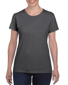 Gildan GIL5000L - T-Shirt schwere Baumwoll-SS für sie Dark Heather