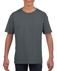 Gildan GIL64000B - T-Shirt Softstyle SS für Kinder Kinder Holzkohle