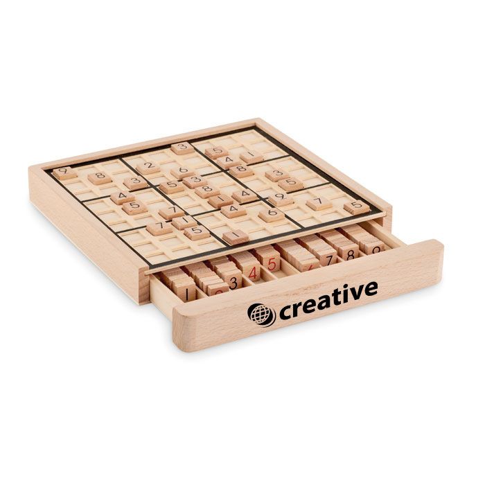 GiftRetail MO6793 - SUDOKU Sudoku-Brettspiel Holz