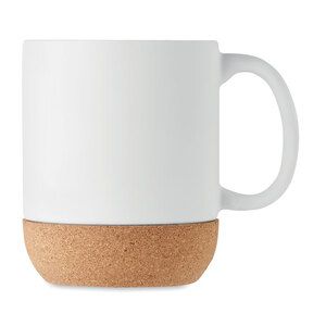GiftRetail MO6839 - MATT Kaffeebecher mit  Kork 300 ml