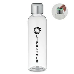 GiftRetail MO6857 - REM Flasche Trink-Erinnerung 500ml Transparent