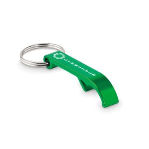 GiftRetail MO6923 - OVIKEY Schlüsselring mit Kapselheber Green